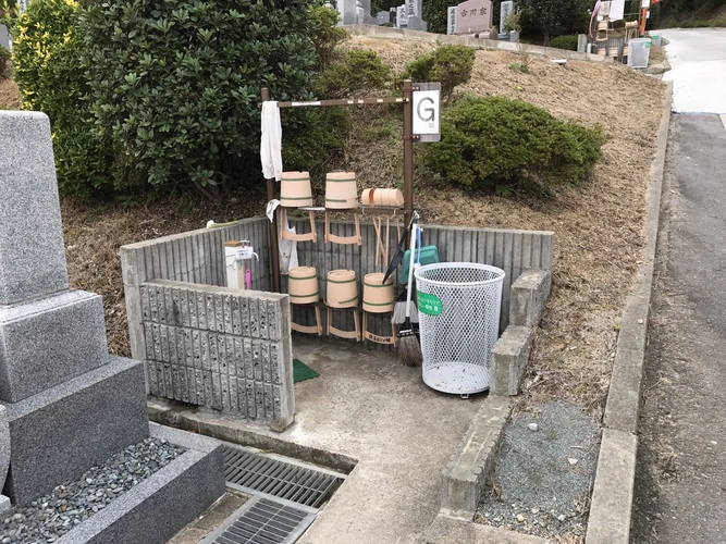 神戸六甲霊園 水汲み場の写真