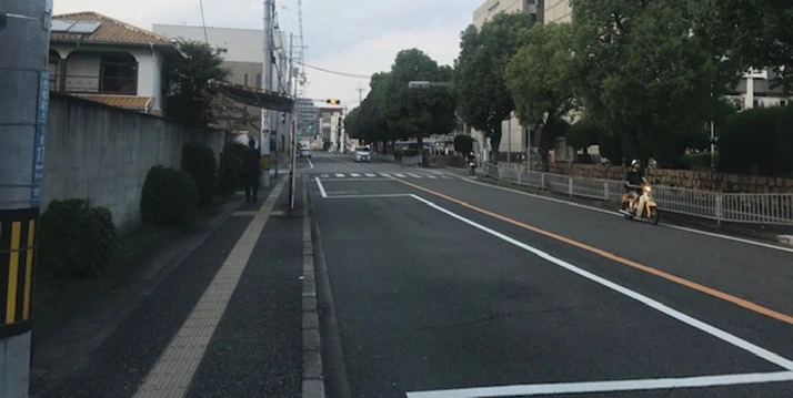 七松墓地周辺の様子
