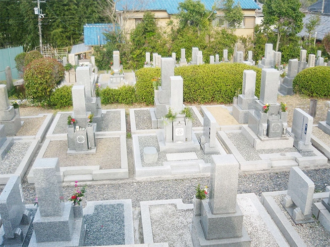 奈良市営 七条町南山墓地 墓所