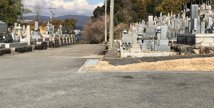 香滝共同墓地 墓地風景