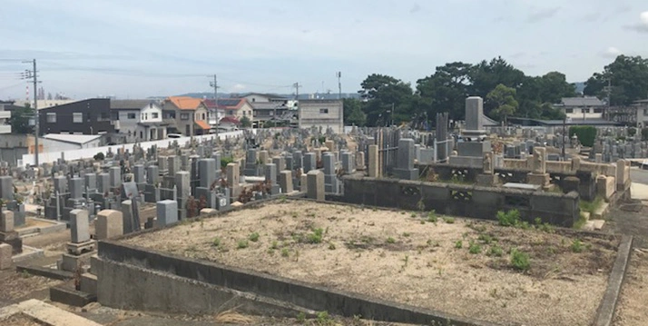 和歌山市営 今福霊園 墓地風景