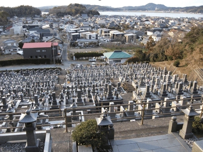 前原加布里霊園 墓地全景