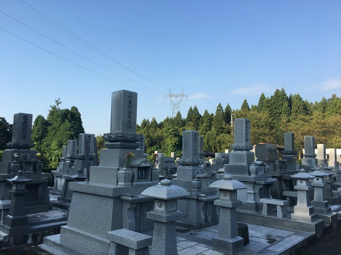 富山県全ての市 上市町営 墓地公園