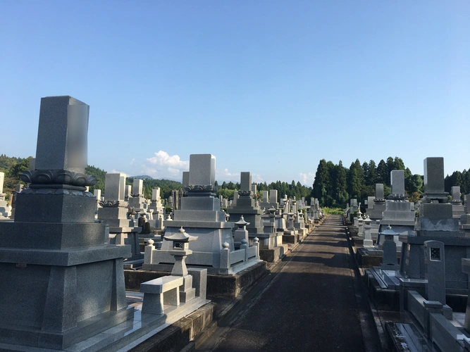 富山県全ての市 上市町営 墓地公園