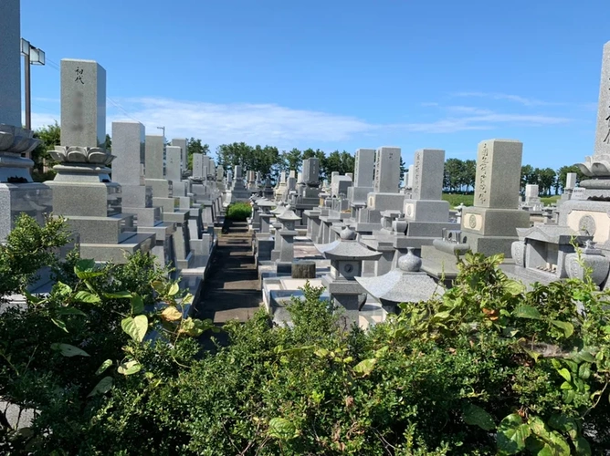 下新川郡朝日町 朝日町営 東草野墓地