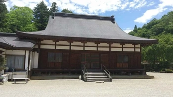 北杜市にある寺院墓地