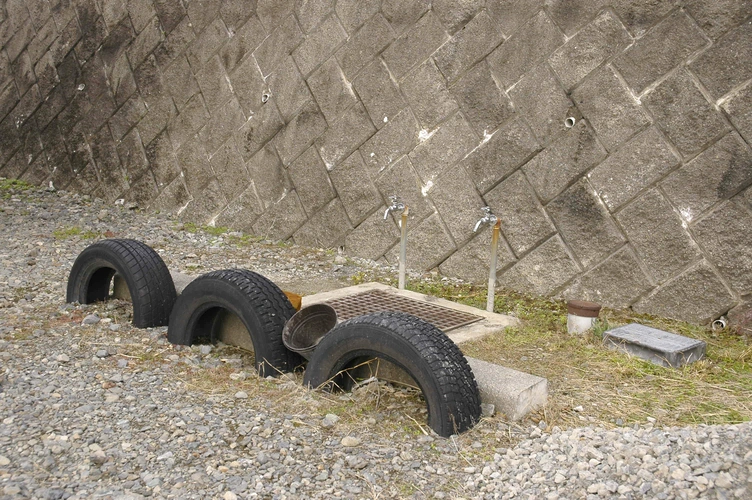 南箕輪村営 中央墓地公園 水汲み場の写真