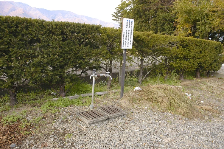 南箕輪村営 泉の森墓地公園 水汲み場の写真