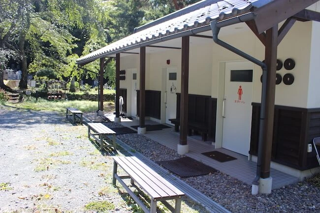 長谷寺墓地 トイレの写真