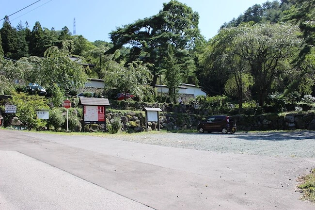 長谷寺墓地 駐車場の写真