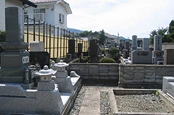 長野市松代町の寺院墓地