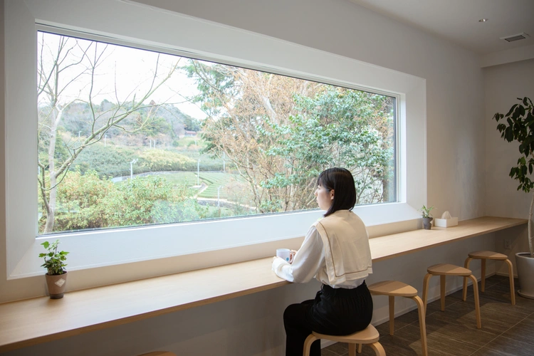 納骨堂てらす 飛鳥寺 自然を眺めながら、ゆったりとした時間を過ごせます