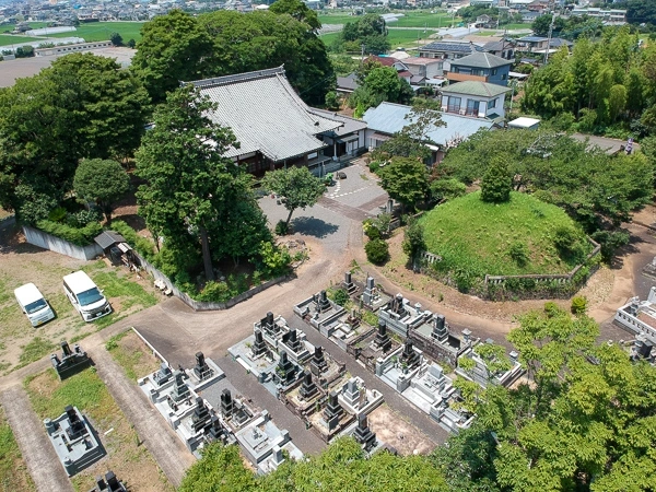 王城山樹木葬 墓地全景