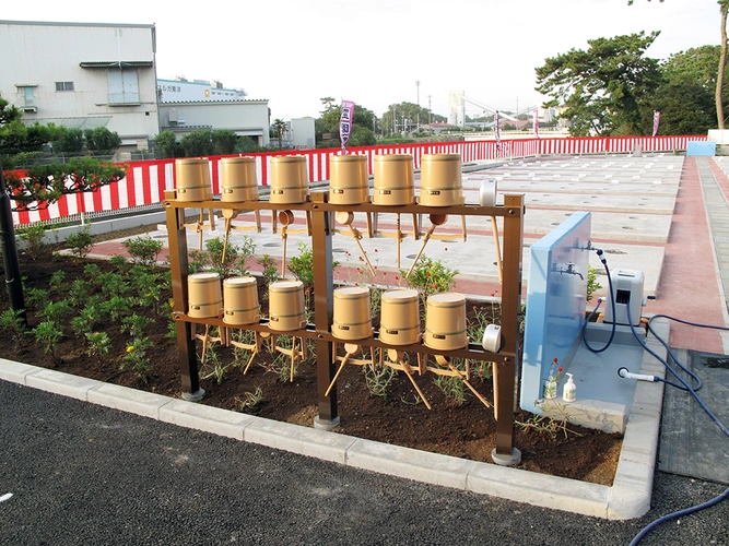 焼津霊園 水汲み場の写真