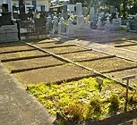 伊豆の国市にある寺院墓地