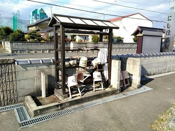 愛西市営 佐屋第二霊園 水汲み場の写真