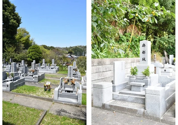 佐麻久嶺神社 中山の霊園 