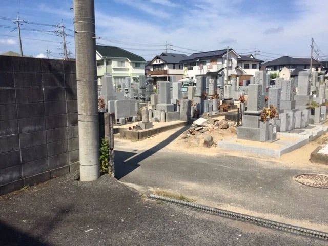 倉敷市 平田墓地