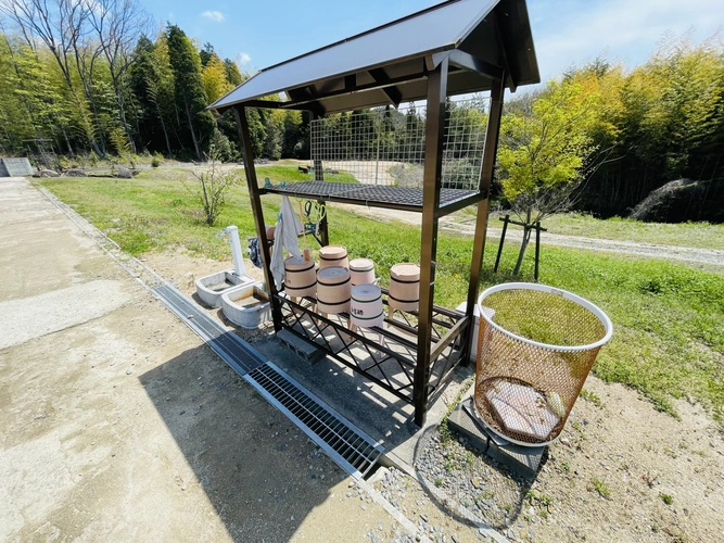 東広島 樹木霊園 水汲み場の写真