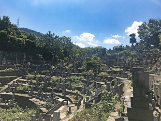 アクセス良好な「呉市営 坪内墓地」