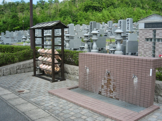 東広島市営 ひがしひろしま墓園 水汲み場の写真