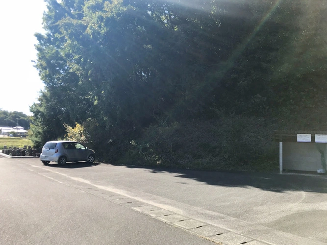 三次市のぞみが丘霊園 駐車場の写真